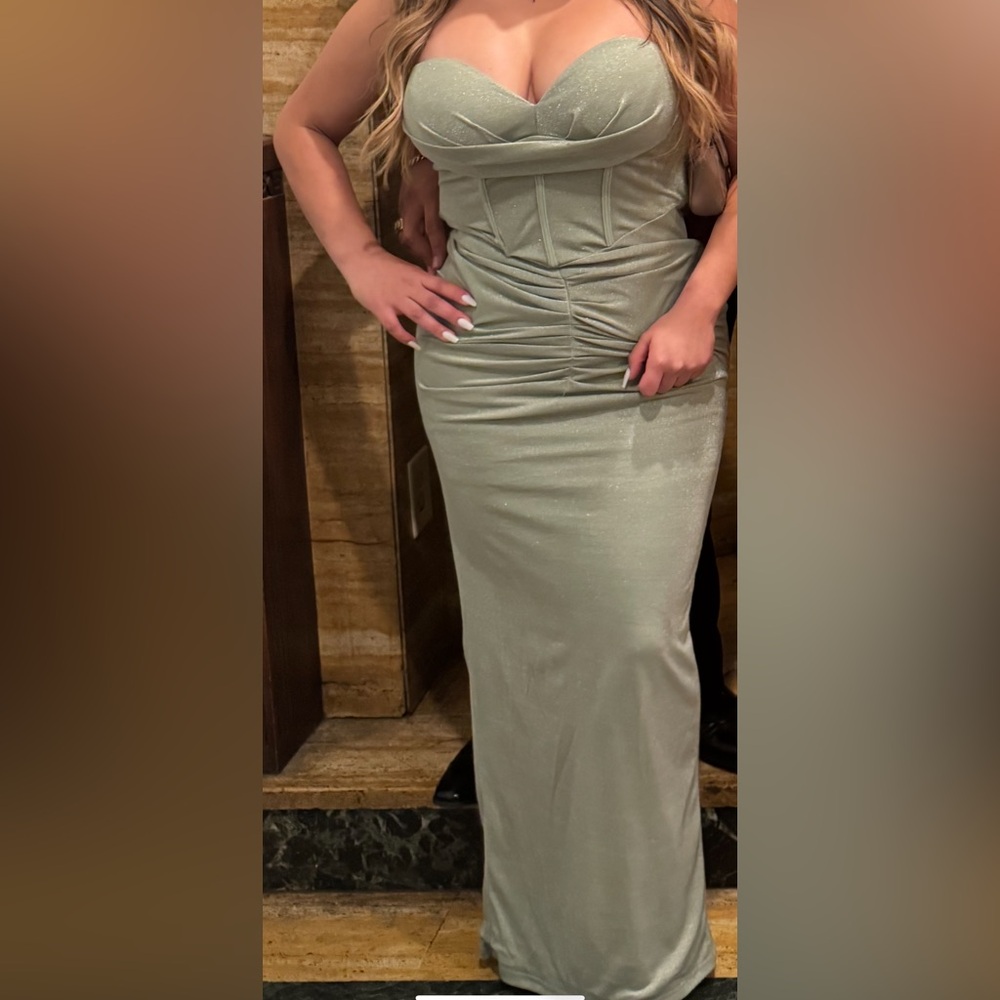 Windsor Light Gray Pencil Skirt
